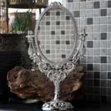 Ретро большое двусторонное милое крутящиеся зеркало для принцессы, наряжаться