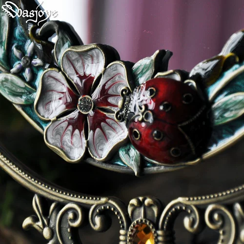 Семь -летящий старый магазин Wasjoye Green Wild Fairy Retro European Two -Slate Mirror