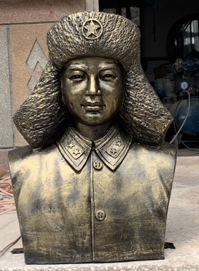 树脂定做胸像学校纪念馆仿铜现货