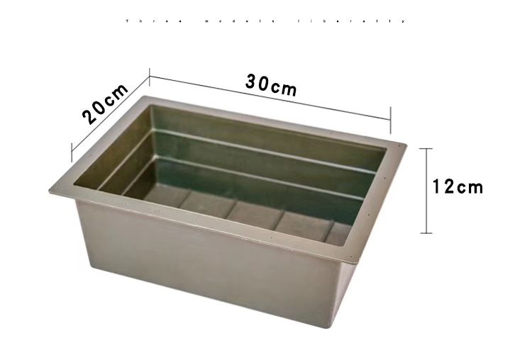 建筑桥架预埋方盒 预留盒 一次性预埋套筒通风排水洞模具预埋管件 - 图2