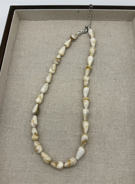 韩版新款亚克力醋酸水滴项链 个性设计感网红项饰项链女