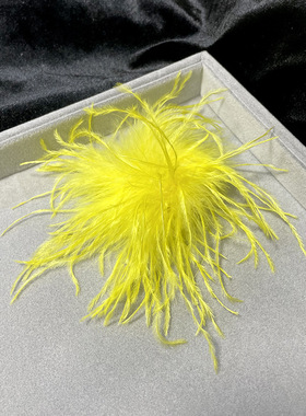新款礼服胸花别针羽毛毛胸针手工饰品