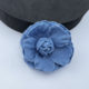 Niche denim 7cm corsage fabric corsage pin handmade flower clothes accessories brooch