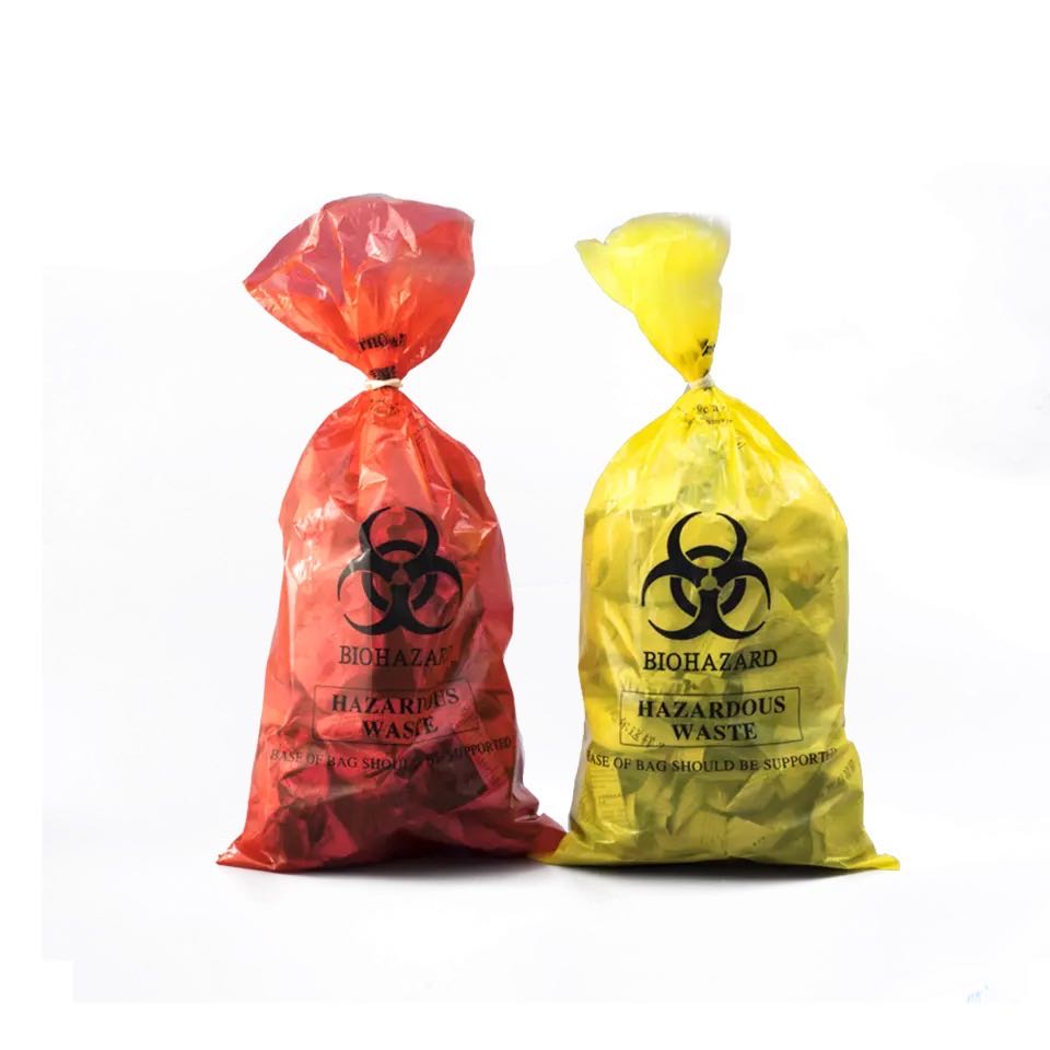 Heat-resistant virus-treated garbage bagBIOHAZARD  HAZARDOUS - 图0