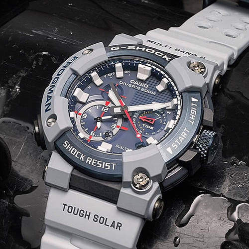 卡西欧40周年限定 GSHOCK七代蛙人毒蛙电波光能蓝牙手表GWF-A1000 - 图2