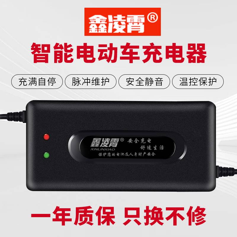 电动车电瓶充电器48V12AH20ah60V72V30AH64V40AH50电车三轮车通用 - 图2