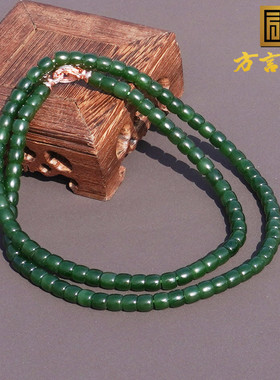 方言和田玉俄罗斯冰底菠菜绿碧玉