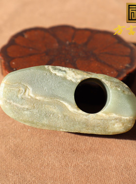 金皮蓝玉籽料象形玉意境原石把料