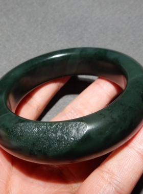 方言和田玉青籽高油润手镯