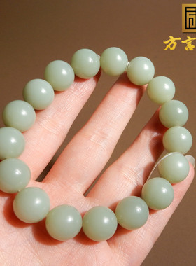 亏爆了方言俄料老料特色级夹层料碧玉粉青无结构卡12mm圆珠手串A2