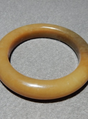 方言和田玉且末红糖玉油润手镯