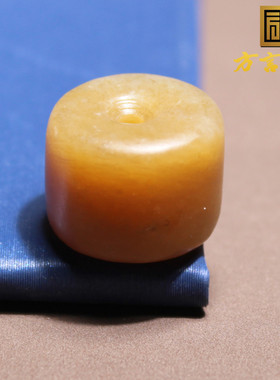 方言和田玉高脂糯黄金糖玉吊坠