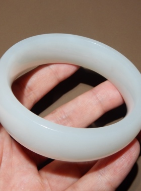 方言和田玉青海老坑油润手镯