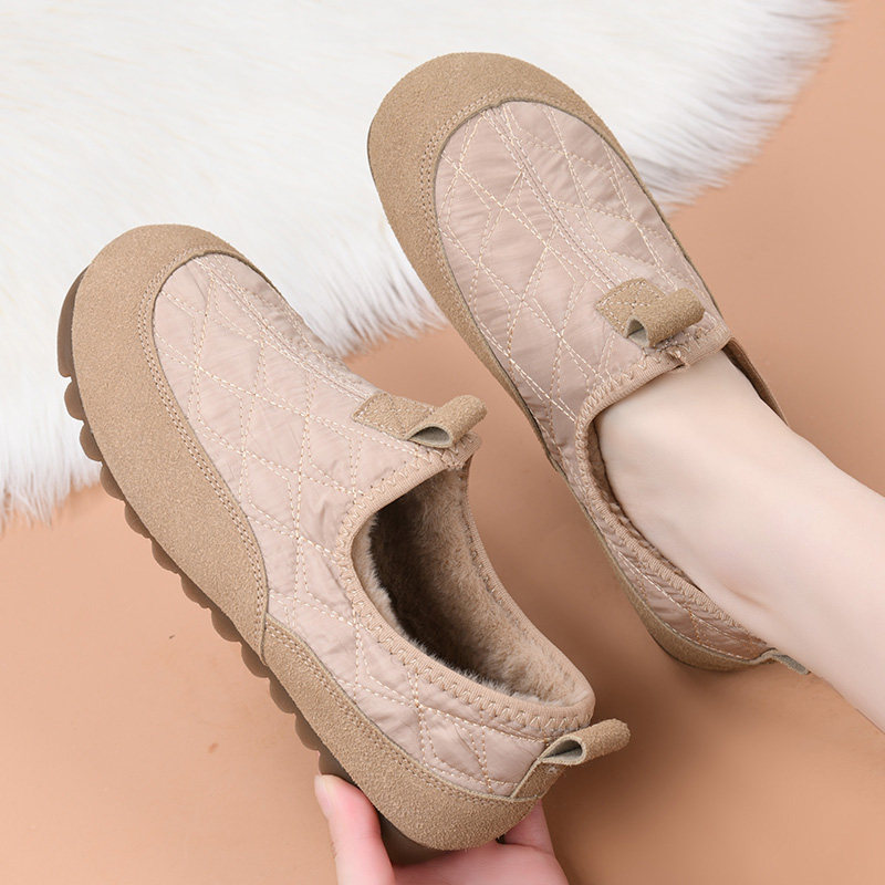 老北京棉鞋女冬季加绒保暖妈妈鞋平底加厚防滑老人奶奶鞋休闲棉靴,淘宝优惠券,粉丝福利购,淘宝优惠卷