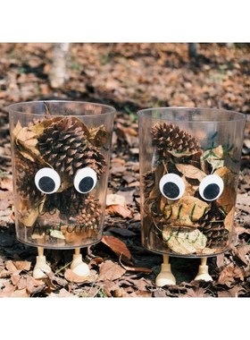 秋季幼儿园创意秋收活动可爱收纳筐秋收盆高颜值趣味收纳桶摆件