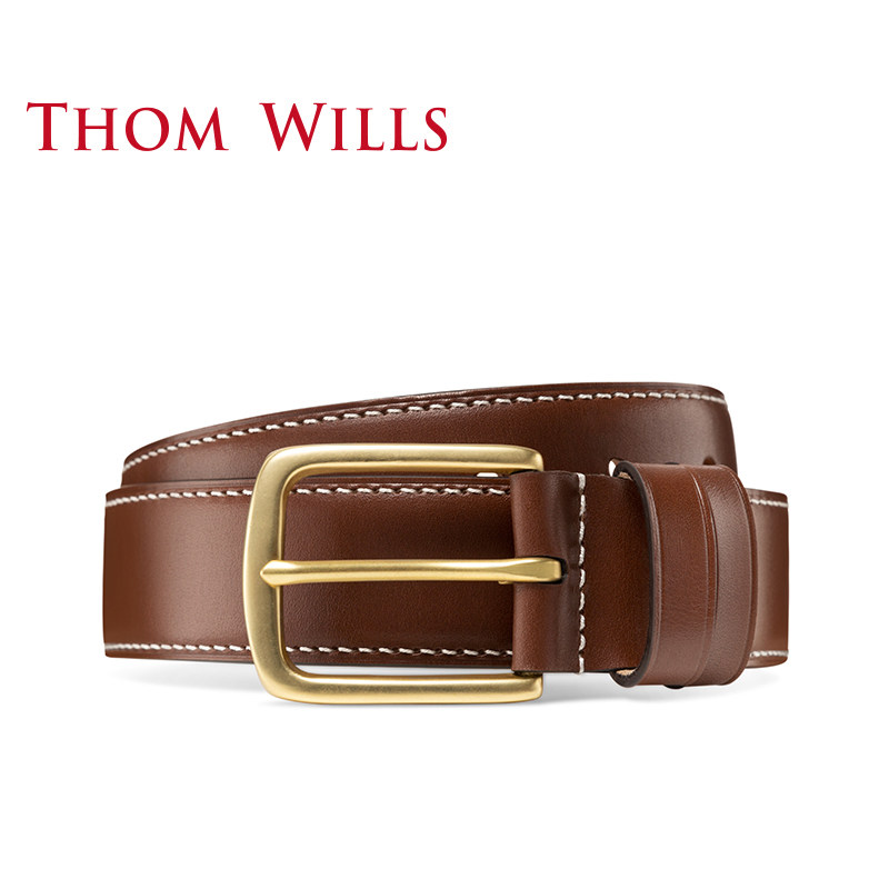 thomwills商务正装针扣真皮腰带 thomwills腰带/皮带/腰链