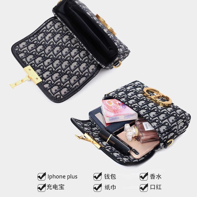 女2020新款蒙田mini盒子包单肩包 花田村女士包袋