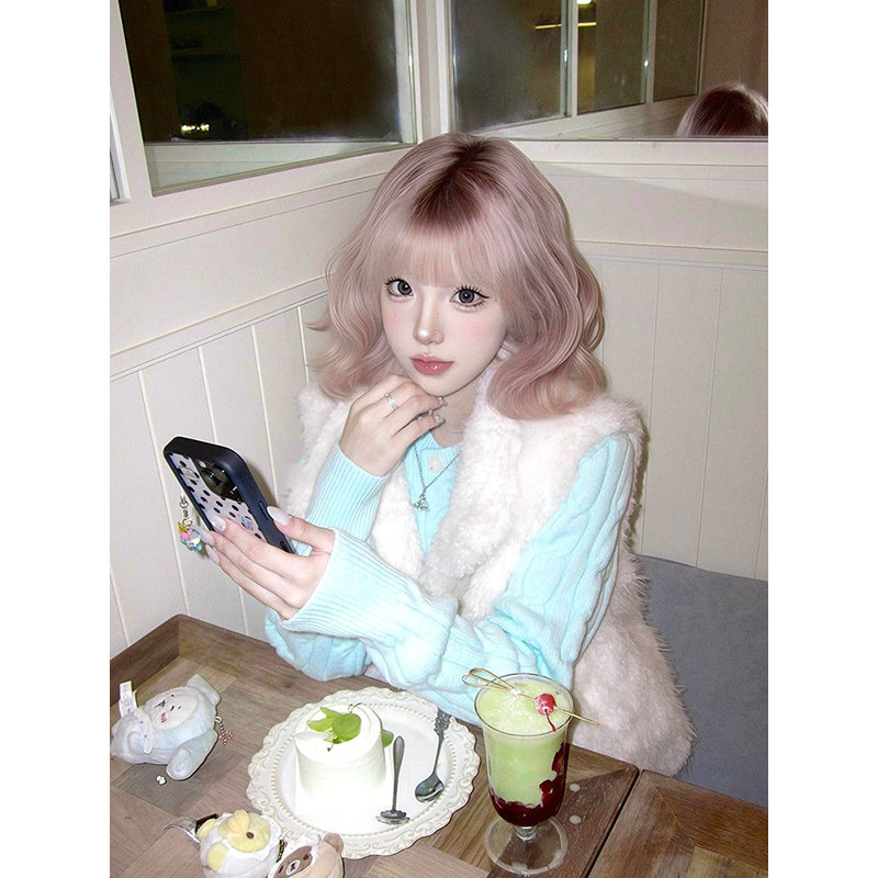 法式慵懒学院风两件套绿色麻花开衫毛衣女学生+毛毛保暖马甲外套,淘宝优惠券,粉丝福利购,淘宝优惠卷