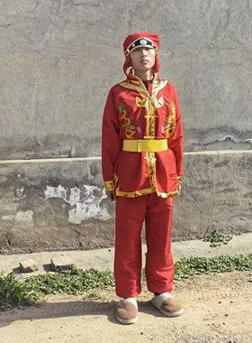 专业舞龙服装锣鼓衣服舞狮表演