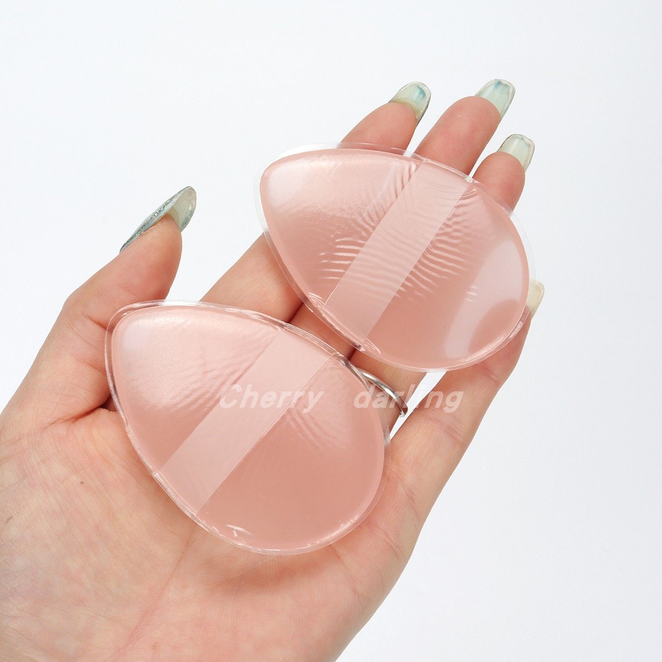 透明硅胶粉扑果冻气垫上妆粉扑上妆粉扑身体乳BB霜粉扑服帖不吃粉,淘宝优惠券,粉丝福利购,淘宝优惠卷