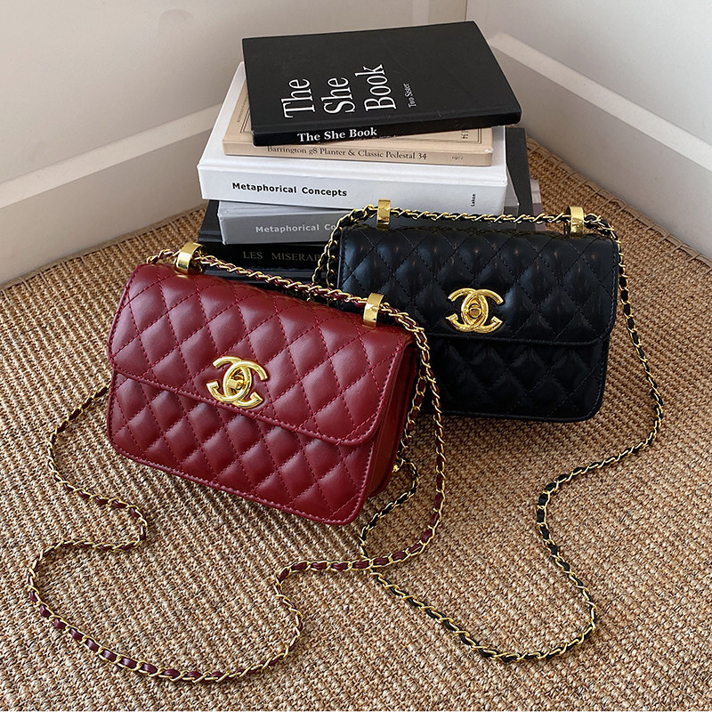 小香风菱格链条小方包女包2026春节新款新款时尚单肩斜挎包,淘宝优惠券,粉丝福利购,淘宝优惠卷