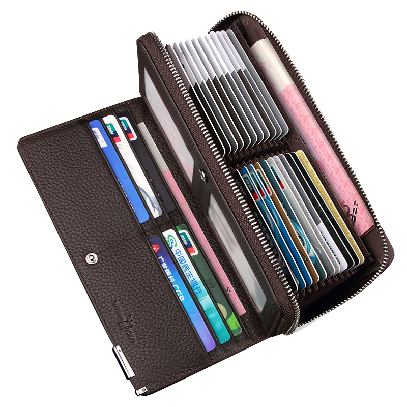 英皇保罗卡包大容量多卡位男士钱包 williampolo美第奇卡包