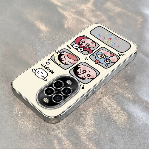 适用华为nova13pro手机壳12/11SE新款Nova10po四宫格小新Hinove9硅胶novo87防摔n0va6电镀nava5ipr0女4e3高级 - 图2