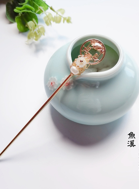 发簪子复古旗袍手工原创汉服头饰