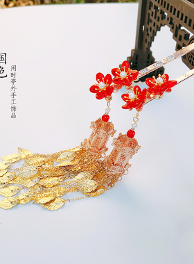 古代女复眉心坠唐风包邮国色发冠