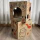 Cat nest corrugated cat scratching board cat two-story cardboard box house