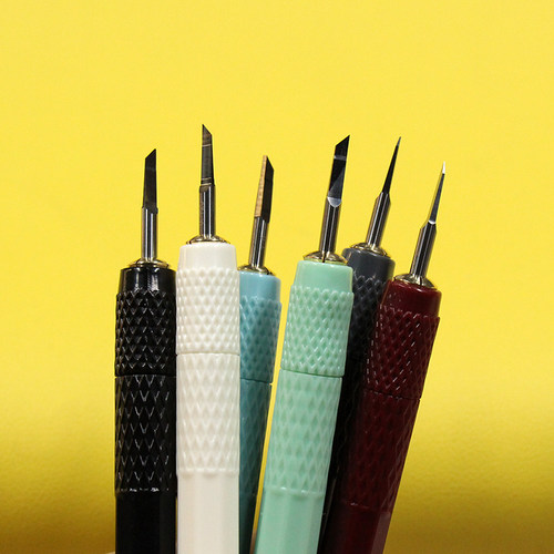 模型推刀钨钢刻线刀头柄手办细节改造雕刻刀模型制作加深落差刻线 - 图3