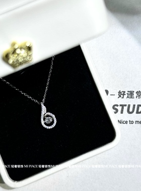 999足银灵动天鹅项链女轻奢小众高级感锁骨链送女友情人节礼物
