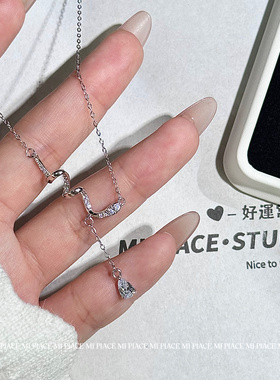 s999纯银灵蛇流苏项链女轻奢小众设计感锁骨链送女生闺蜜生日礼物