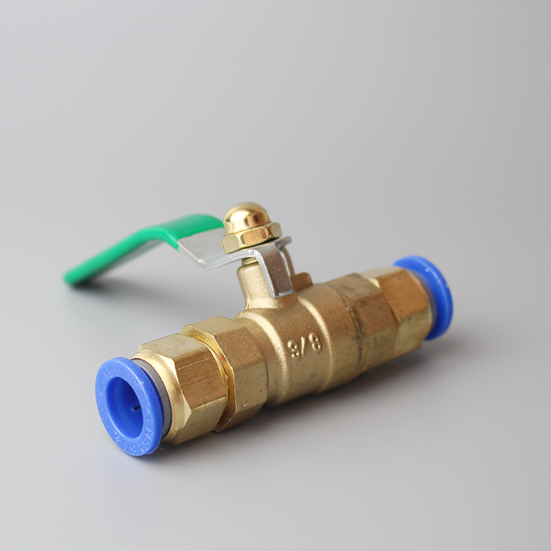 Color : B, Size : 8mm Joint Mini Pneumatic Ball Valve Air Pump Valve Switch Deflation Water Valve Inner and Outer Wire Quick Connector Pagoda