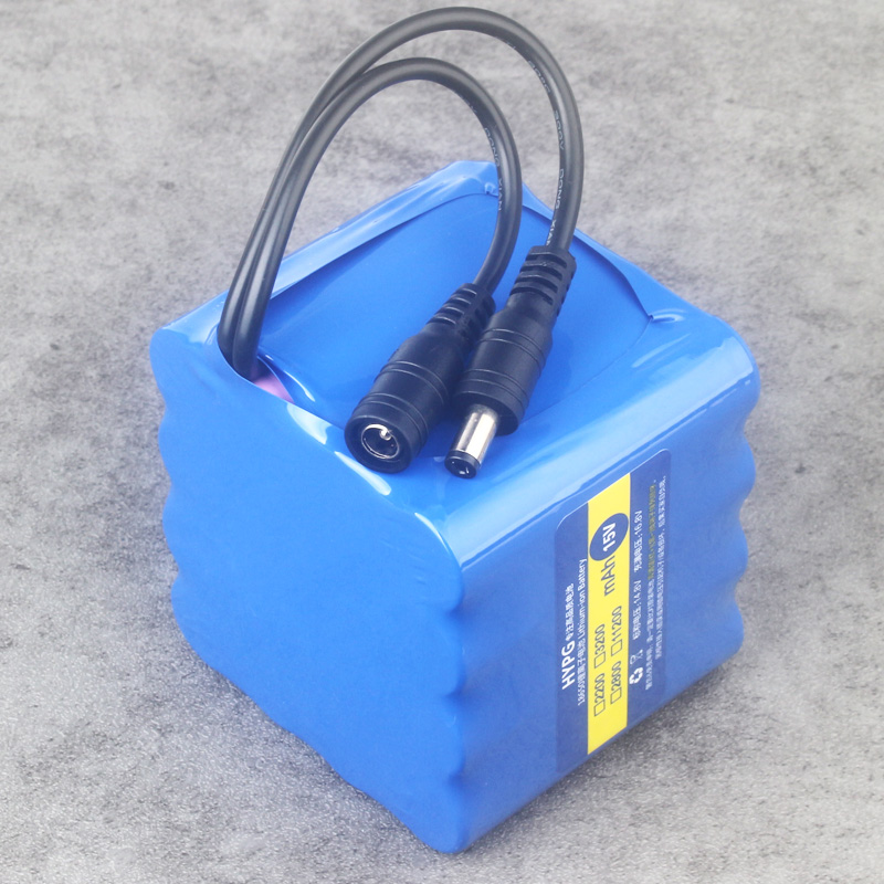 14.8V锂电池组可充电小电瓶15V电子琴户外点歌机音响外插便携电源 - 图2