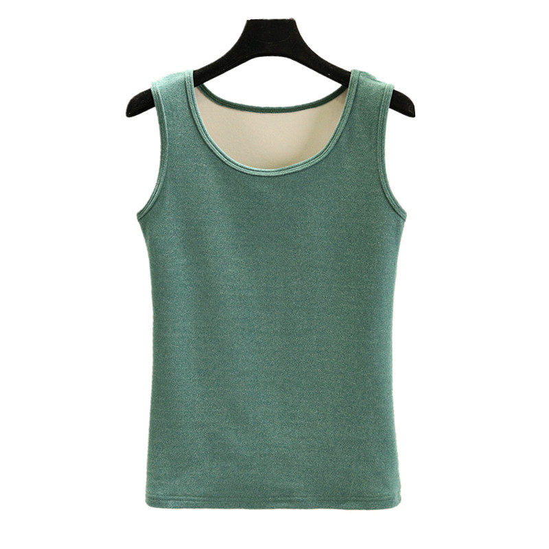 德绒保暖背心女秋冬发热吊带内穿上衣马甲加绒加厚内衣无袖打底衫,淘宝优惠券,粉丝福利购,淘宝优惠卷