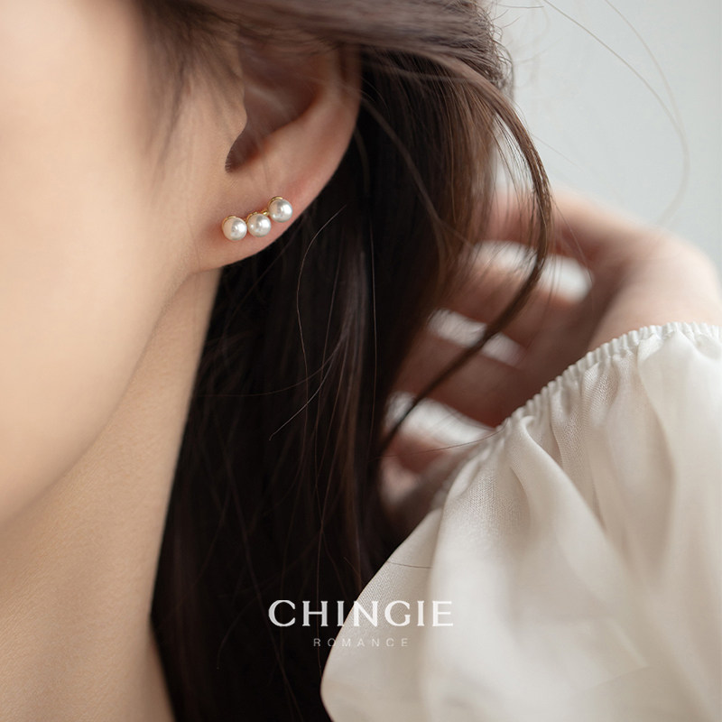 青芥chingie珍珠流苏法式赫本蚊香盘无耳洞耳夹新款耳饰2026爆款,淘宝优惠券,粉丝福利购,淘宝优惠卷