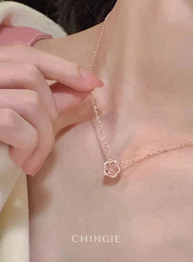 青芥女款项链锁骨链轻奢小众设计
