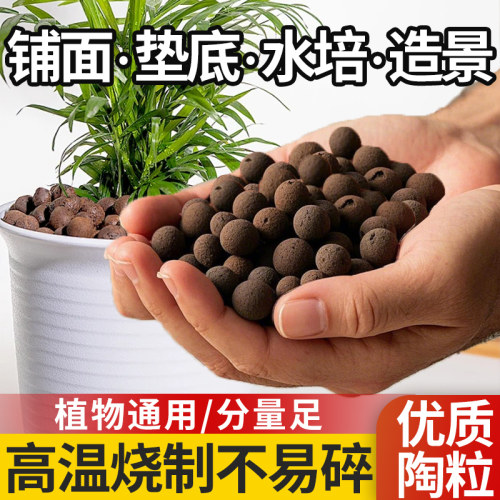 陶粒垫底养花专用多肉营养土花盆铺面彩色颗粒卫生间回填鱼缸水培 - 图0