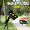 Solar human body sensing super bright garden clip light