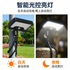 Solar human body sensing super bright garden clip light
