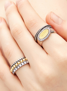 NARCII 「珍宝匣戒指」原创设计多层贝珠密镶锆石生日礼物新品