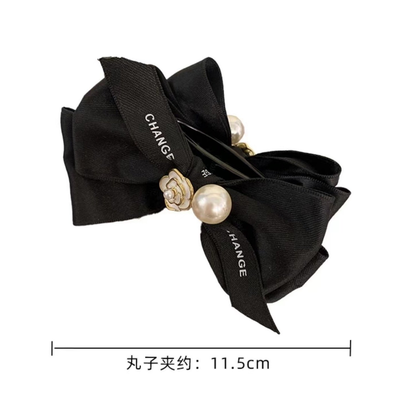 复古精致山茶花蝴蝶结头饰可爱丸子头抓夹懒人盘发神器优雅发夹,淘宝优惠券,粉丝福利购,淘宝优惠卷