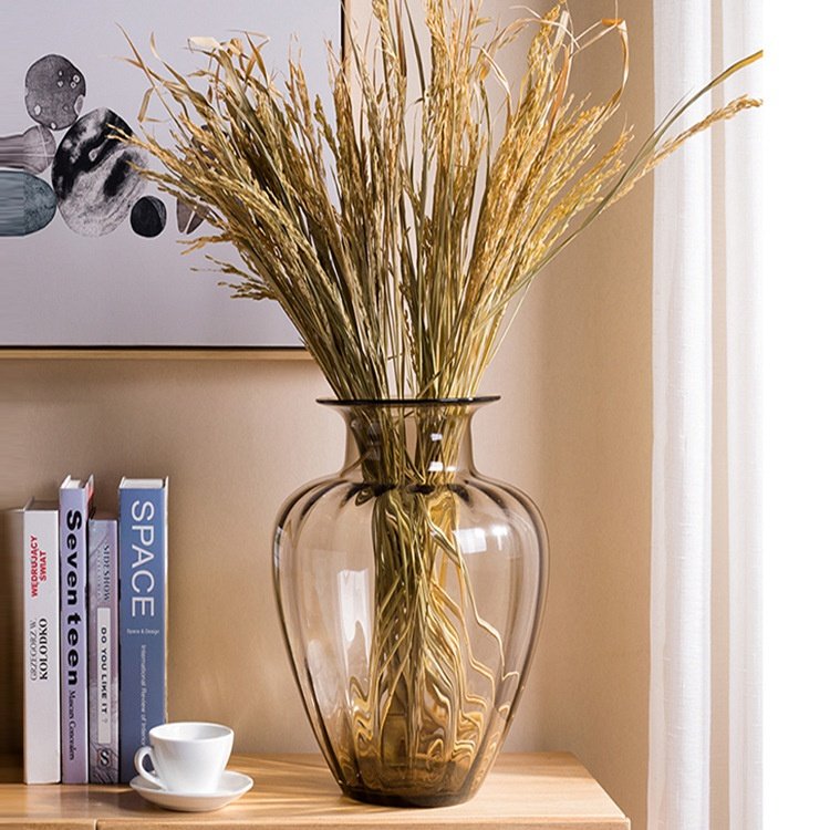 【新加勤】欧式经典客厅装饰创意摆件手工吹制电视柜玻璃插花花瓶,淘宝优惠券,粉丝福利购,淘宝优惠卷