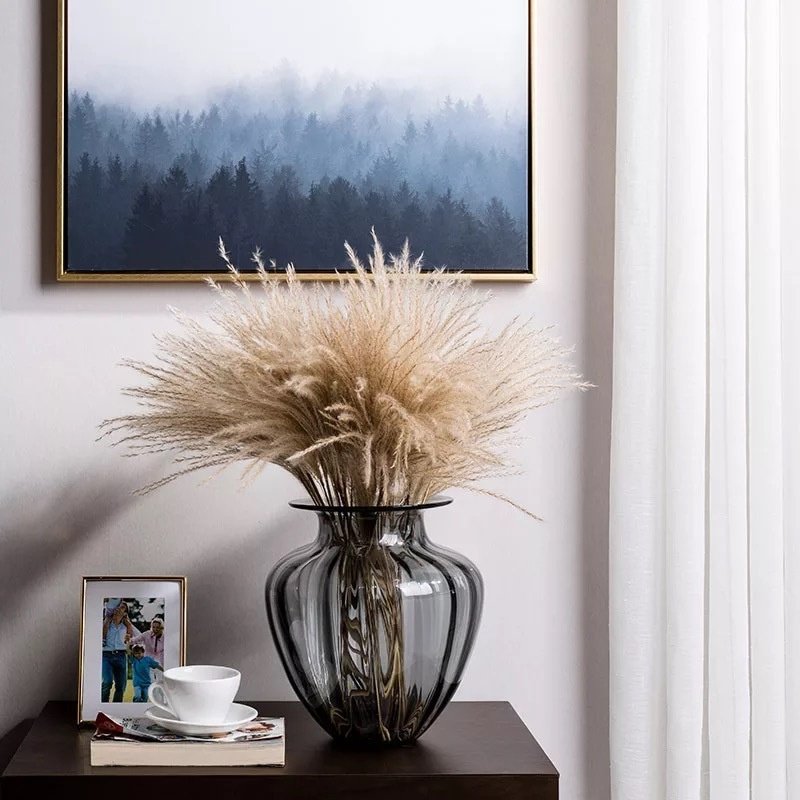 【新加勤】欧式经典客厅装饰创意摆件手工吹制电视柜玻璃插花花瓶,淘宝优惠券,粉丝福利购,淘宝优惠卷