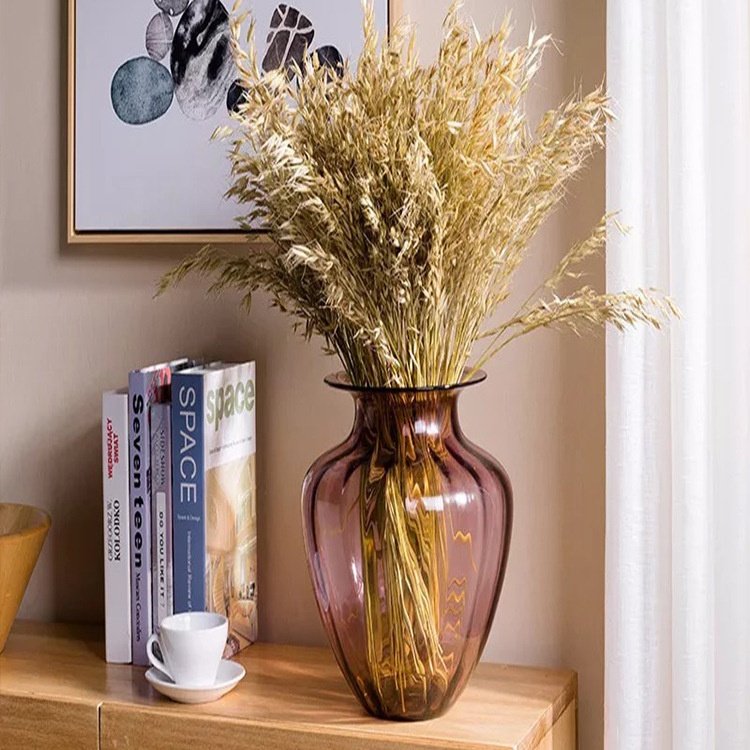 【新加勤】欧式经典客厅装饰创意摆件手工吹制电视柜玻璃插花花瓶,淘宝优惠券,粉丝福利购,淘宝优惠卷