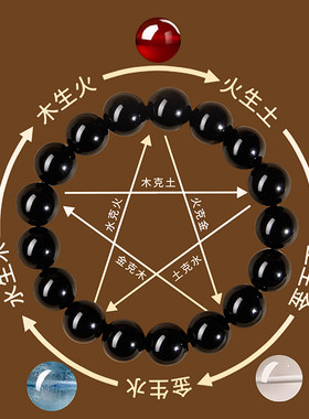 〖普陀福愿〗五行补水木火土手串