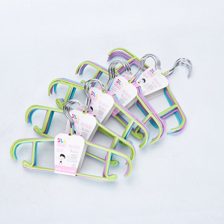 儿童婴儿塑料不锈钢衣架宝宝新生儿内衣袜防风家用衣挂衣服架包邮,淘宝优惠券,粉丝福利购,淘宝优惠卷