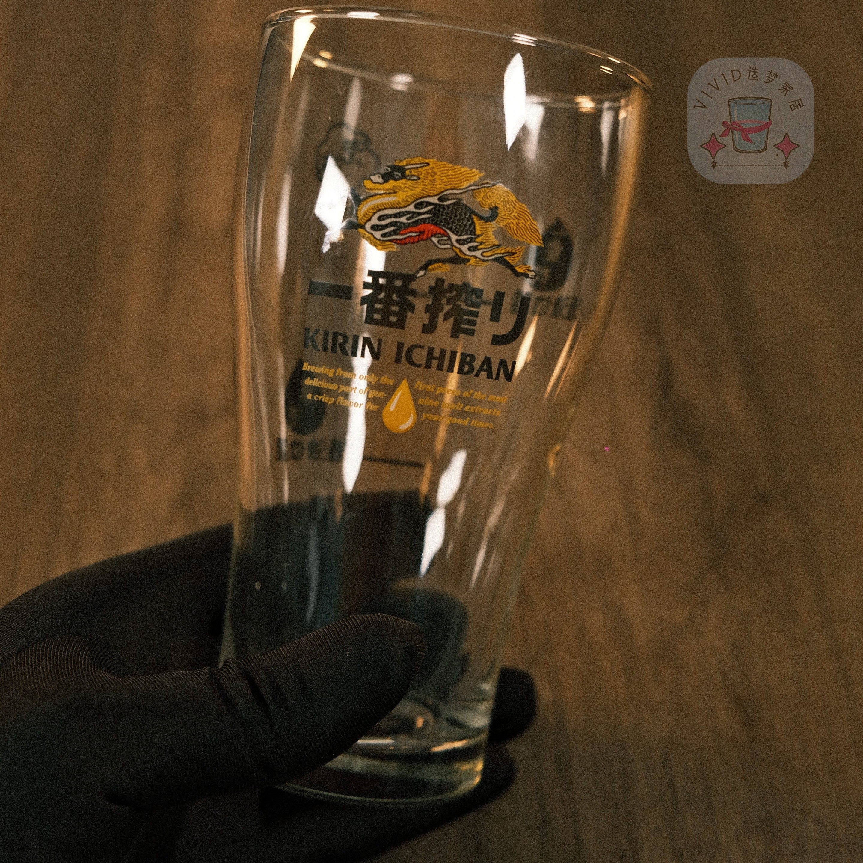 麒麟一番榨啤酒杯品脱杯玻璃杯复古黑啤酒精品酒具精酿日式包邮,淘宝优惠券,粉丝福利购,淘宝优惠卷