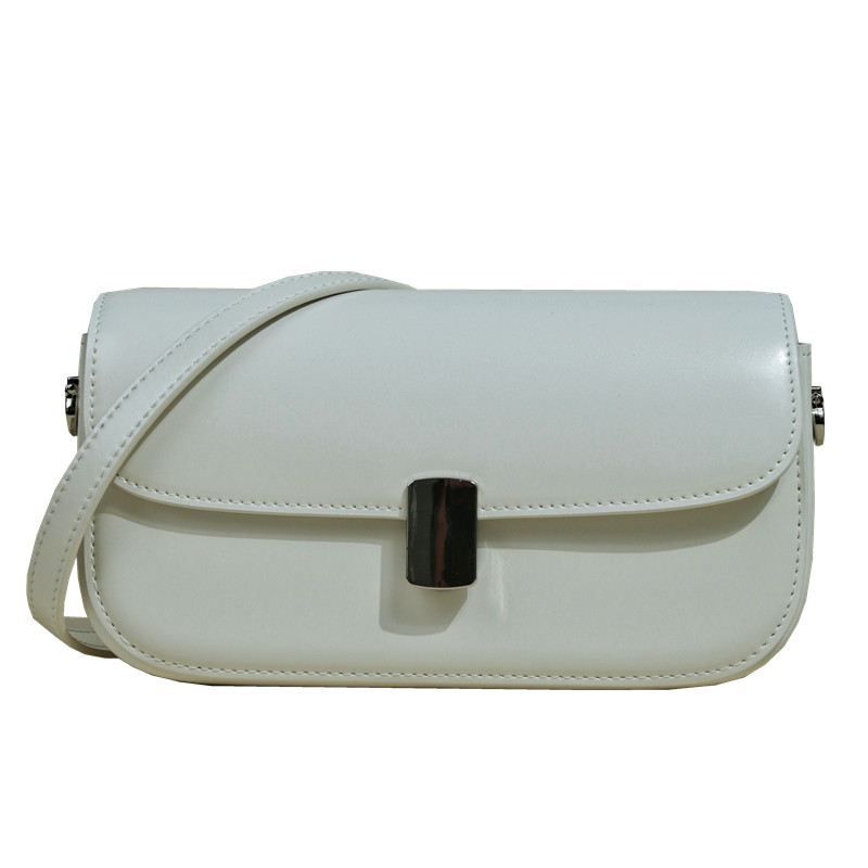 【EZRO】开边珠牛皮高级质感锁扣新款百搭斜挎真皮女包百搭小方包,淘宝优惠券,粉丝福利购,淘宝优惠卷